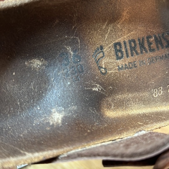 Birkenstock Gizeh Snadals in Mocha Brown Size 36/5-5.5 - Picture 8 of 9